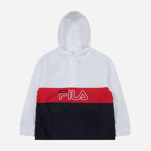 Jaquetas Fila Menina Branco - Fila Biella Windbreaker Portugal Online,JYLQ-02594